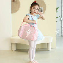 Load image into Gallery viewer, Children's One-Shoulder Dance Backpack Latin Dance Ballet Lace Lace Girl Princess Schoolbag New Fashion Dance Bag
