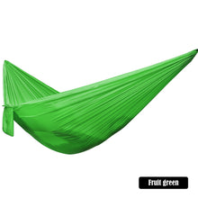 Load image into Gallery viewer, 245*90CM Outdoor Portable Ultra-Light Single Hammock Parachute Cloth Fabric Casual Hanging Chair Swing Floor Mat Picnic Camping Equipment