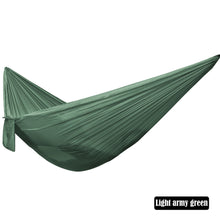 Load image into Gallery viewer, 245*90CM Outdoor Portable Ultra-Light Single Hammock Parachute Cloth Fabric Casual Hanging Chair Swing Floor Mat Picnic Camping Equipment