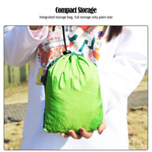 Load image into Gallery viewer, 230*90CM Outdoor Super Light Hammock Nylon Parachute Cloth Fabric Picnic Camping Leisure Hanging Chair Single Model