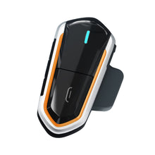 Load image into Gallery viewer, QCC Program Motorcycle Helmet Bluetooth Headset With Intercom Intelligent Noise Reduction 2 People 300 Meters Intercom