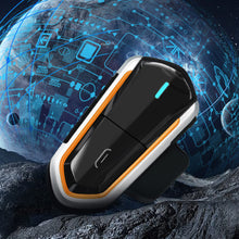 Load image into Gallery viewer, QCC Program Motorcycle Helmet Bluetooth Headset With Intercom Intelligent Noise Reduction 2 People 300 Meters Intercom
