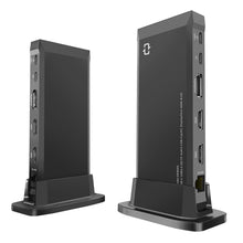 Load image into Gallery viewer, 13 in 1 Type C HUB Vertical USB 3.0 Dock Station 4K HDMI PD 100W Charging USB-C Splitter Card Reader Ethernet Adapter for Laptop