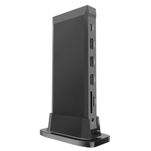 Load image into Gallery viewer, 13 in 1 Type C HUB Vertical USB 3.0 Dock Station 4K HDMI PD 100W Charging USB-C Splitter Card Reader Ethernet Adapter for Laptop