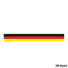 Load image into Gallery viewer, 1M/2M/3M X 15cm Width Car Stickers and Decals For BMW Vinyl Auto Side Body Strip Decal Germany Italy French Russia Spain National Flag Pesonalized