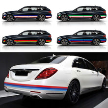 Load image into Gallery viewer, 1M/2M/3M X 15cm Width Car Stickers and Decals For BMW Vinyl Auto Side Body Strip Decal Germany Italy French Russia Spain National Flag Pesonalized