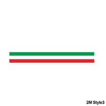 Load image into Gallery viewer, 1M/2M/3M X 15cm Width Car Stickers and Decals For BMW Vinyl Auto Side Body Strip Decal Germany Italy French Russia Spain National Flag Pesonalized