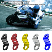 Load image into Gallery viewer, 1PC Universal Aluminum Motorcycle Front Brake Fluid Reservoir Radiator Stay Bracket Holder Motorbike Accessories