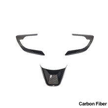 Load image into Gallery viewer, 3Pcs Carbon Fiber Car Steering Wheel Decoration Cover Trim Stickers For Suzuki Jimny 2019 - 2022 Accessories