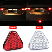 Load image into Gallery viewer, Universal F1 Style Car Brake Signal Lamp Triangle Sporty LED Rear Fog Light Tail Third Brake Lamp Tail Stop Strobe Light