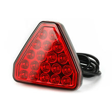 Load image into Gallery viewer, Universal F1 Style Car Brake Signal Lamp Triangle Sporty LED Rear Fog Light Tail Third Brake Lamp Tail Stop Strobe Light