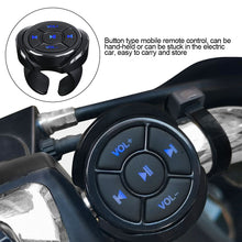 Load image into Gallery viewer, Car Wireless Bluetooth Media Button Remote Controller Motorcycle Bike Steering Wheel MP3 Music Play For IOS Android