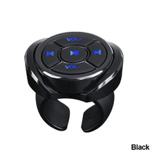 Load image into Gallery viewer, Car Wireless Bluetooth Media Button Remote Controller Motorcycle Bike Steering Wheel MP3 Music Play For IOS Android