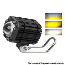 Load image into Gallery viewer, Motorcycle LED Spotlights White Yellow Hi/Low Beam Flash Fog Auxiliar Lights with Four Models For Offroad ATV Engineering Vehicles Bicycle Lamp