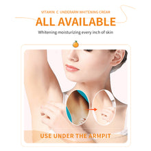 Load image into Gallery viewer, VC Underarm Whitening Cream Armpits Neck Leg Skin Whitening Moisturizing Brightening Cream Women Body Care Cream