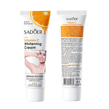 Load image into Gallery viewer, VC Underarm Whitening Cream Armpits Neck Leg Skin Whitening Moisturizing Brightening Cream Women Body Care Cream