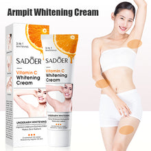 Load image into Gallery viewer, VC Underarm Whitening Cream Armpits Neck Leg Skin Whitening Moisturizing Brightening Cream Women Body Care Cream