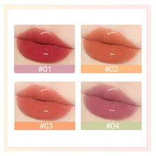 Load image into Gallery viewer, 4 Colors Water-light Mirror Lipstick Moisturizing Long-lasting Lipstick Waterproof Sweatproof Lip Gloss Lips Makeup Cosmetics