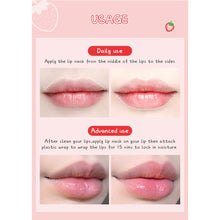 Load image into Gallery viewer, Strawberry Moisturizing Lip Mask Nourishing Repairing Non-greasy Lip Balm Reducing Lip Lines Lip Care Lip Mask