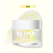 Load image into Gallery viewer, 4 Colors Colorful Highlighter Gel Brightening Moisturizing Smooth Shimmer Gel Body Hair Face Multipurpose Highlighter Gel Makeup Cosmetics