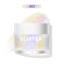 Load image into Gallery viewer, 4 Colors Colorful Highlighter Gel Brightening Moisturizing Smooth Shimmer Gel Body Hair Face Multipurpose Highlighter Gel Makeup Cosmetics