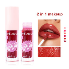 Load image into Gallery viewer, 6 Colors Hydrating Lip Glaze Long-lasting Moisturizing Non-sticky Lip Gloss Lip Cheek Dual Purpose Lip Glaze Lip Makeup Cosmetics