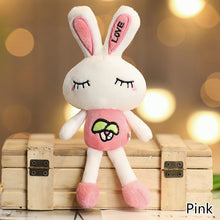 Load image into Gallery viewer, 1pc Love Rabbit Plush Toy Rabbits Stuffed Toys Key Chain Pendant Gifts for Children Kids Toy Wedding Gifts