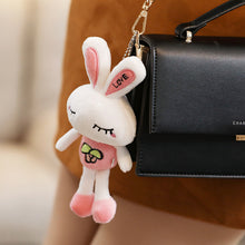 Load image into Gallery viewer, 1pc Love Rabbit Plush Toy Rabbits Stuffed Toys Key Chain Pendant Gifts for Children Kids Toy Wedding Gifts