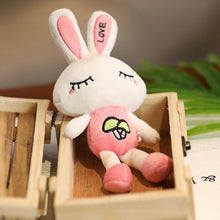 Load image into Gallery viewer, 1pc Love Rabbit Plush Toy Rabbits Stuffed Toys Key Chain Pendant Gifts for Children Kids Toy Wedding Gifts