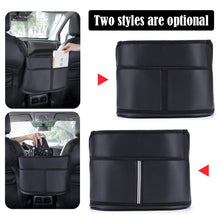 Load image into Gallery viewer, Leather Car Storage Bag Organizers Between Front Seats Auto Consoles Organize Tissue Pocket Car Seats Gap Filler Organizer Storage Bag