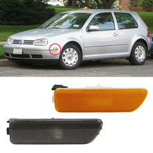 Load image into Gallery viewer, Car Front Bumper Side Marker Lights Left &Right Turn Signal Lamp Without Bulbs Indicators for Volkswagen VW Golf 4 Jetta MK4 1999-2004