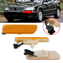 Load image into Gallery viewer, Car Front Bumper Side Marker Lights Left &Right Turn Signal Lamp Without Bulbs Indicators for Volkswagen VW Golf 4 Jetta MK4 1999-2004