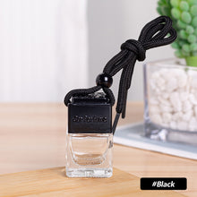Load image into Gallery viewer, Car Hanging Air Freshener 8ML Empty Glass Perfume Bottle Rearview Mirror Ornament Car-Styling Essential Oils Fragrance Organizer