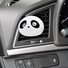 Load image into Gallery viewer, 2Pcs Cute Cartoon Panda Car Styling Air Conditioning Vent Air Freshener solid perfume Panda Eyes Flavoring In the Car perfume