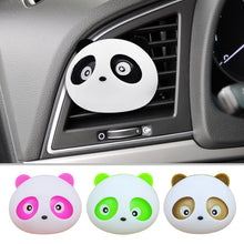 Load image into Gallery viewer, 2Pcs Cute Cartoon Panda Car Styling Air Conditioning Vent Air Freshener solid perfume Panda Eyes Flavoring In the Car perfume