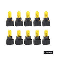 Load image into Gallery viewer, 10Pcs T5 12v 1.2W SMD LED Car Light Automobiles Light-emitting Diode Instrument Gauge Dashboard Light Bulbs Auto Interior Indicator Lamp