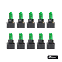 Load image into Gallery viewer, 10Pcs T5 12v 1.2W SMD LED Car Light Automobiles Light-emitting Diode Instrument Gauge Dashboard Light Bulbs Auto Interior Indicator Lamp