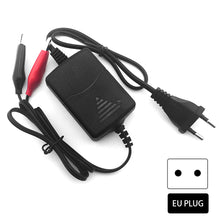 Load image into Gallery viewer, Universal 12V 1300mA Smart Car Battery Charger Rechargeable Sealed Lead Battery Charger Floating Battery Charge For Car Truck Motorcycle Electric Vehicle