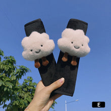 Load image into Gallery viewer, 1Pair Car Seat Belt Cover Shoulder Strap Harness Cushion Cartoon Cloud Car Seatbelt Shoulder Pad Protector Clouds Car Styling