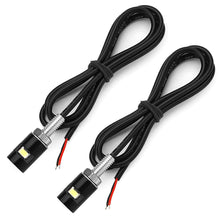 Load image into Gallery viewer, 2Pcs 12V 5630SMD Car Motorcycle License Number Plate Light LED Lamp Auto Tail Front Screw Bolt Bulbs Lamps Light Source