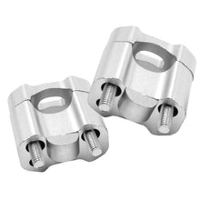 Load image into Gallery viewer, 2Pcs CNC 22mm 28mm Motorcycle Universal HandleBar Handle Fat Bar Risers Mount Clamp Adaptor For Pit Dirt Bike Racing Accessories ATV