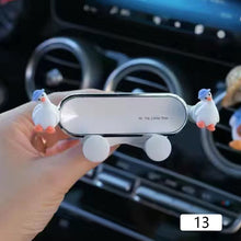 Load image into Gallery viewer, Gravity Car Mobile Phone Holder Cartoon Air Vent Clip Mount Mobile Cell Phone Stand In Car GPS Support For iPhone 13 12 Pro Xiaomi Samsung