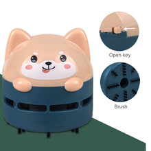 Load image into Gallery viewer, Mini Cartoon Animal Pattern Rechargeable Wireless Vacuum Cleaner Car Keyboard Vacuum Cleaner Handheld Usb Desktop Vacuum Cleaner