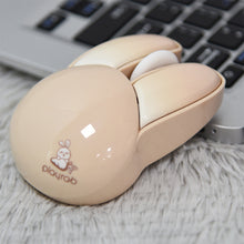 Load image into Gallery viewer, 2.4g Wireless Mouse Cute Kawaii Rabbit Shape Mice Ergonomic 3D Office Mute Mouse for Kid Girl Gift for Desktop Computer Laptop
