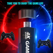 Load image into Gallery viewer, GD10 Retro Game Console 4K 60fps HDMI Output Low Latency TV Game Stick Dual Handle Portable Home Game Console For PS1 PSP