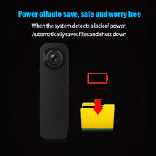 Load image into Gallery viewer, A18 1080P HD Night Vision Mini Camera 1000mAh Micro Camcorder Bodycam DV Video Recorder for Home Sports Class Online Meeting