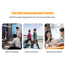 Load image into Gallery viewer, G6 Smart Voice Speech Translator Two-Way Real Time 70 Multi-Language Translation For Learning Travelling Business Meet Portable