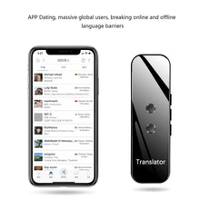 Load image into Gallery viewer, G6 Smart Voice Speech Translator Two-Way Real Time 70 Multi-Language Translation For Learning Travelling Business Meet Portable