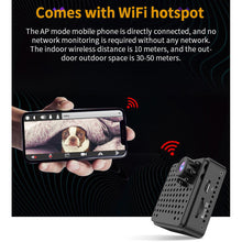 Load image into Gallery viewer, W18 Action Camera Ultra HD 1080P/720P WiFi Video Recording Cameras Sport Cam AI Human Detect Wireless Camera Home Security