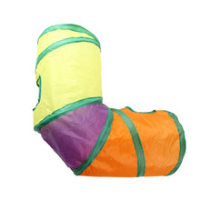 Load image into Gallery viewer, L Shape Practical Cat Tunnel Pet Tube Collapsible Play Toy Indoor Outdoor Kitty Puppy Toys for Puzzle Exercising Hiding Training Toy